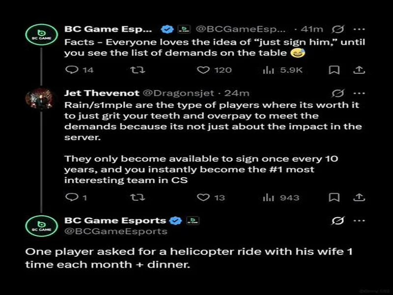 BC.Game拒绝参加格鲁吉亚赛事,将损失VRS积分