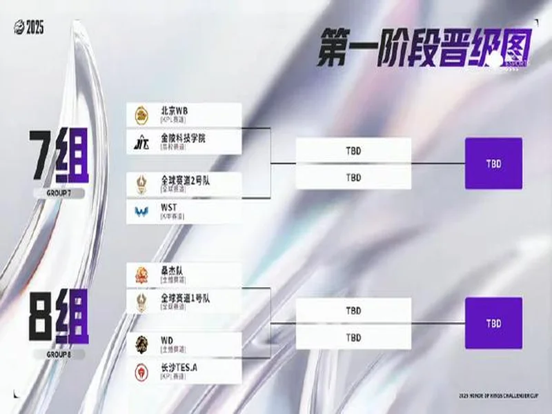 2025王者挑杯抽签结果公布 TE溯将迎战AG超玩会